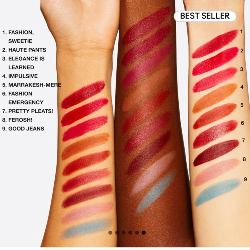 (LGSF) NEW MAC Powder Kiss Liquid Lipcolour *HAUTE PANTS* / 0.17 oz / New In Box - Picture 8 of 13